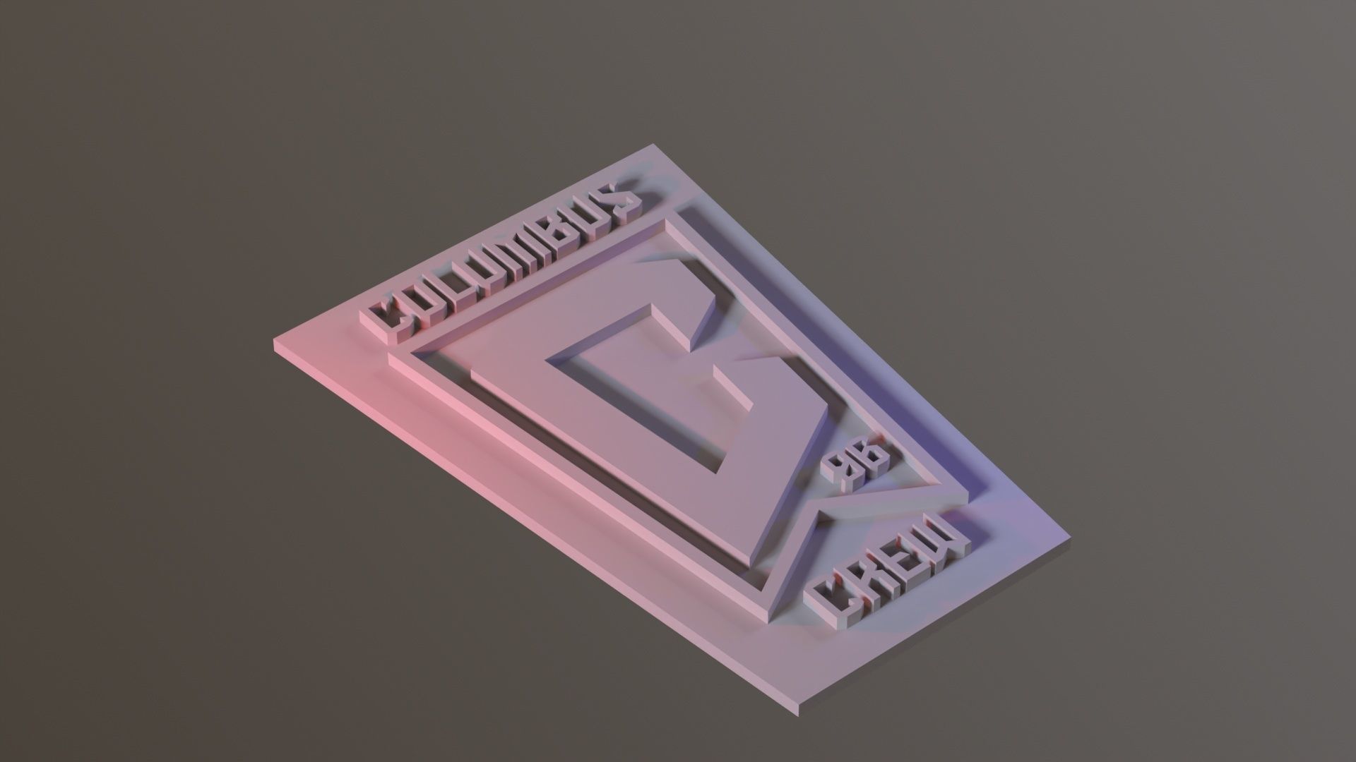 Major League Soccer all logos printable and renderable 3D print model_66