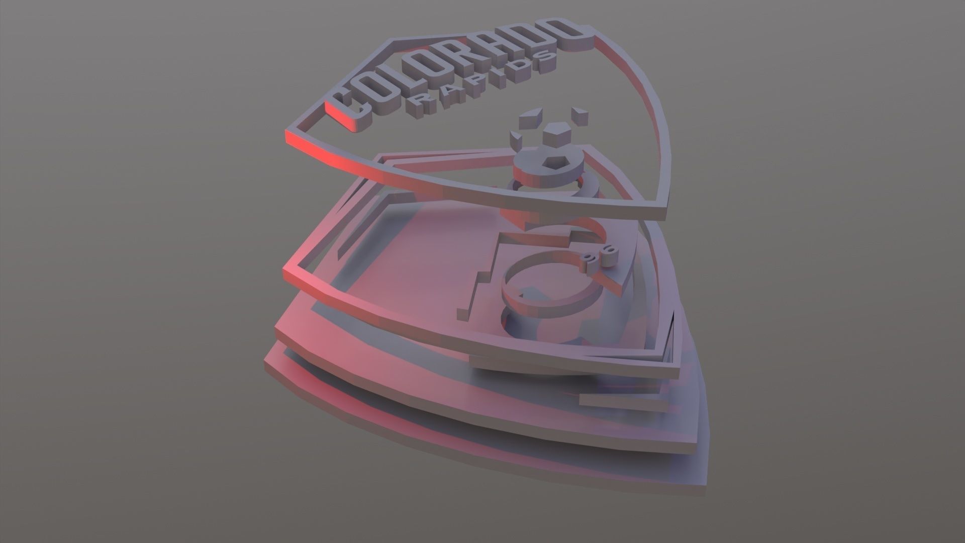 Major League Soccer all logos printable and renderable 3D print model_124