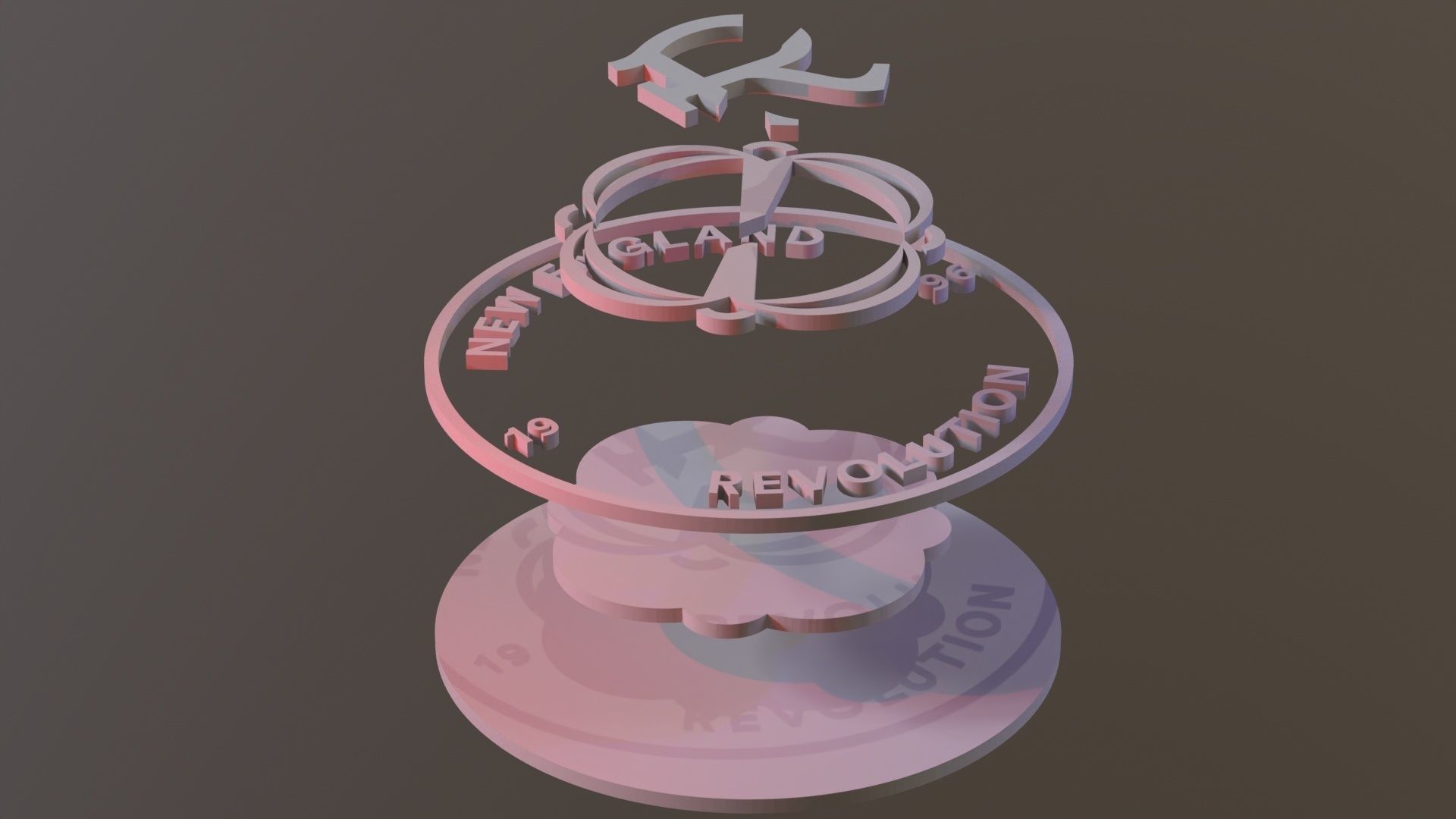 Major League Soccer all logos printable and renderable 3D print model_38