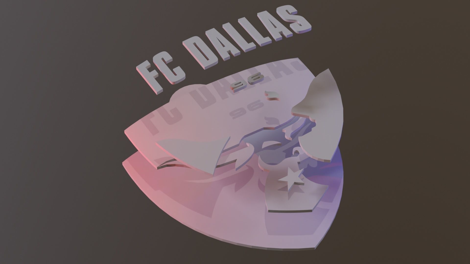 Major League Soccer all logos printable and renderable 3D print model_47