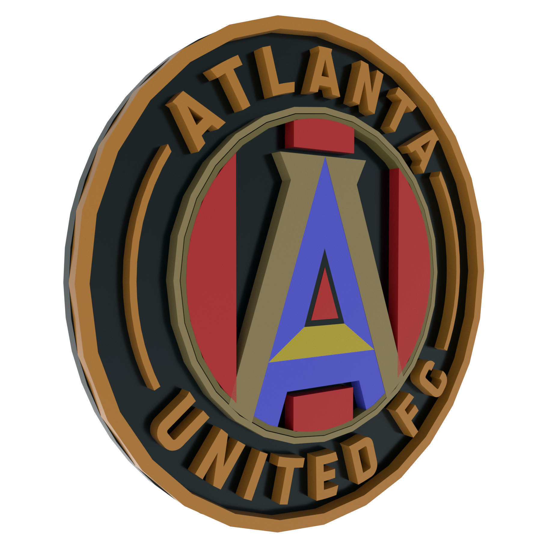 Major League Soccer all logos printable and renderable 3D print model_14