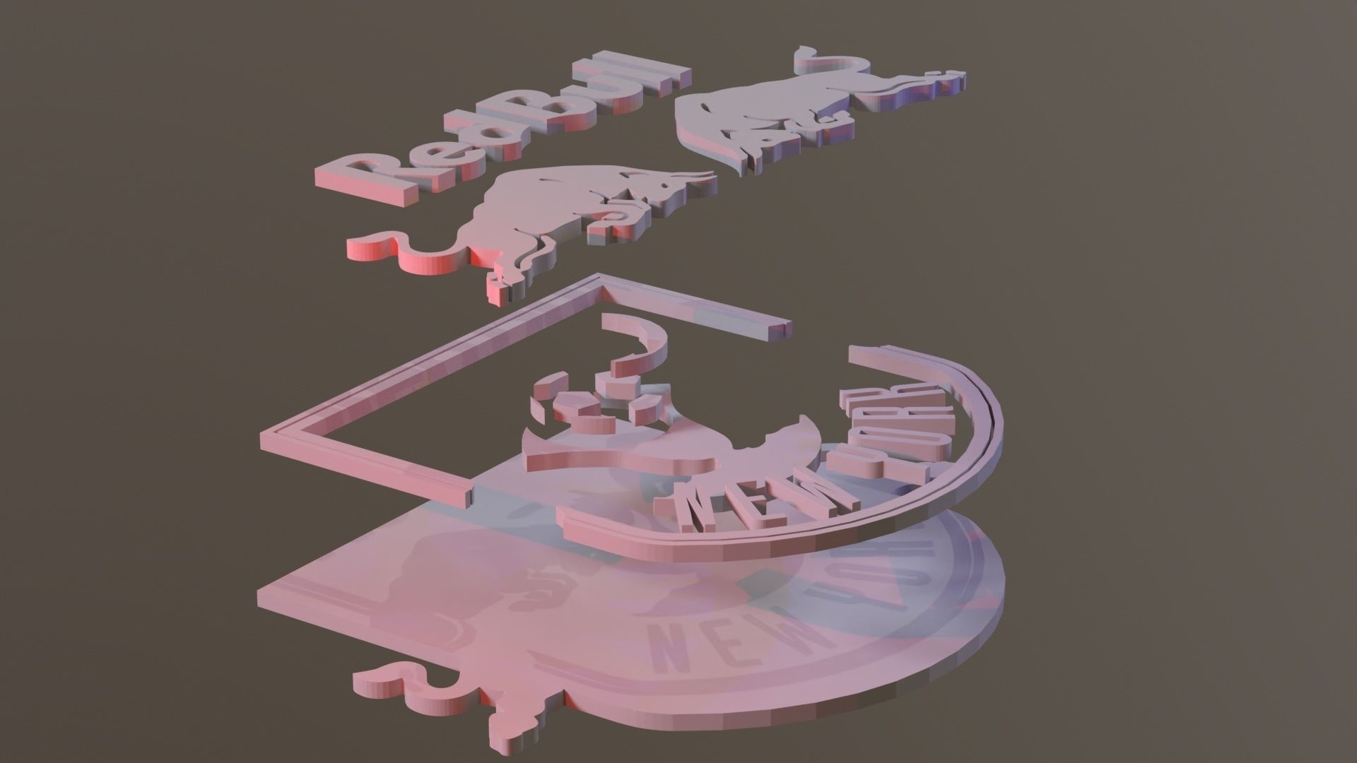 Major League Soccer all logos printable and renderable 3D print model_41