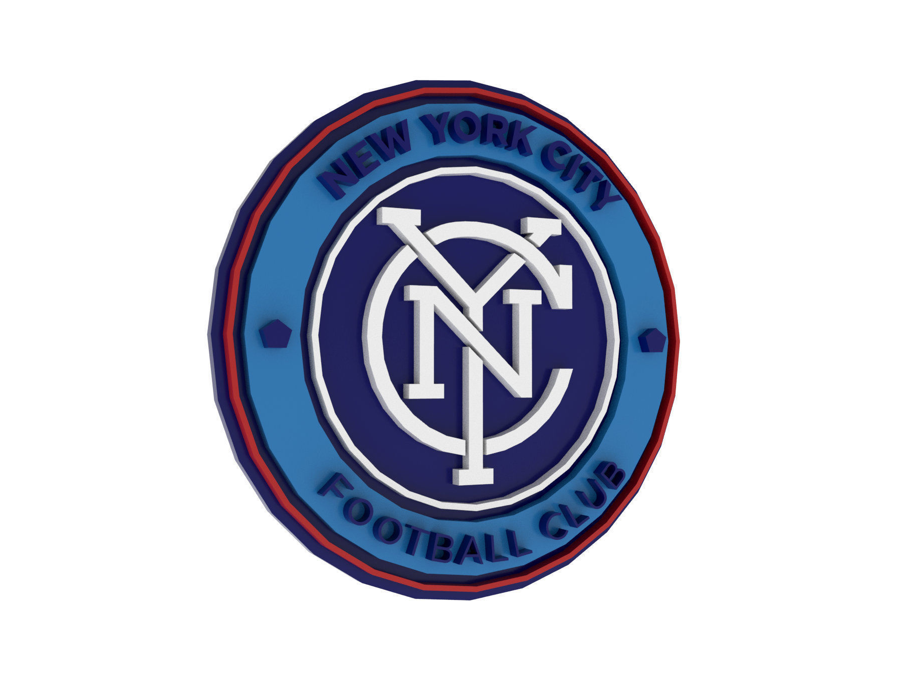 Major League Soccer all logos printable and renderable 3D print model_33