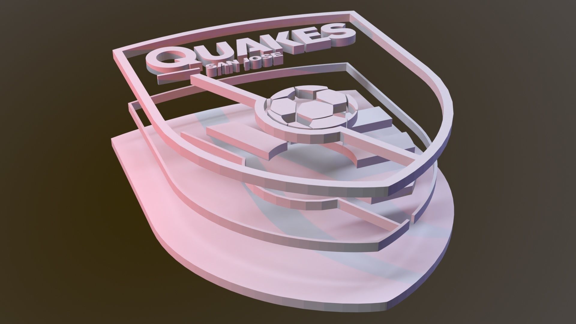 Major League Soccer all logos printable and renderable 3D print model_93