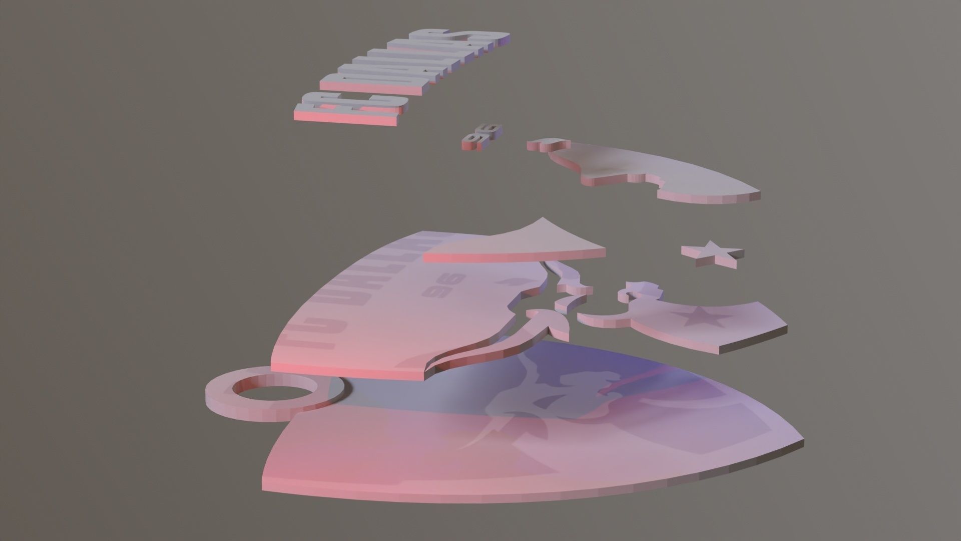 Major League Soccer all logos printable and renderable 3D print model_48