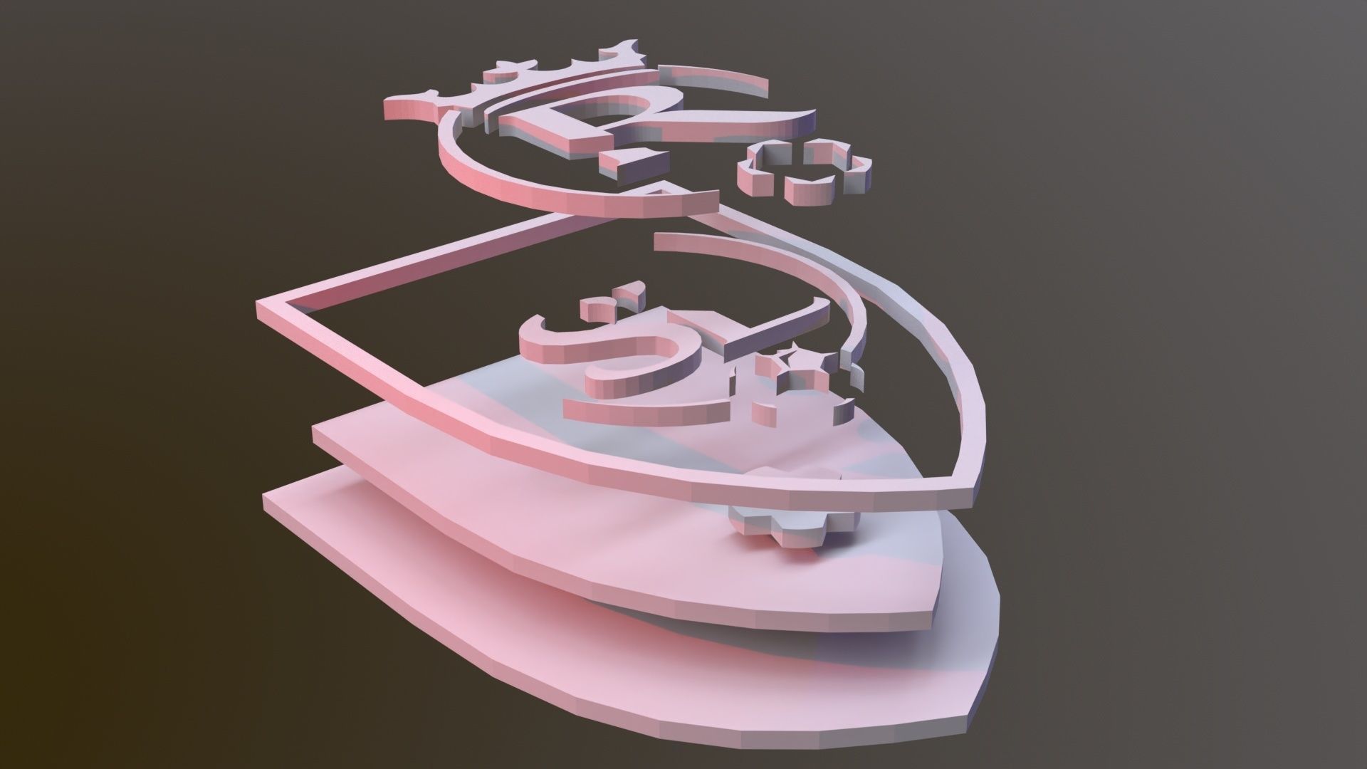 Major League Soccer all logos printable and renderable 3D print model_90