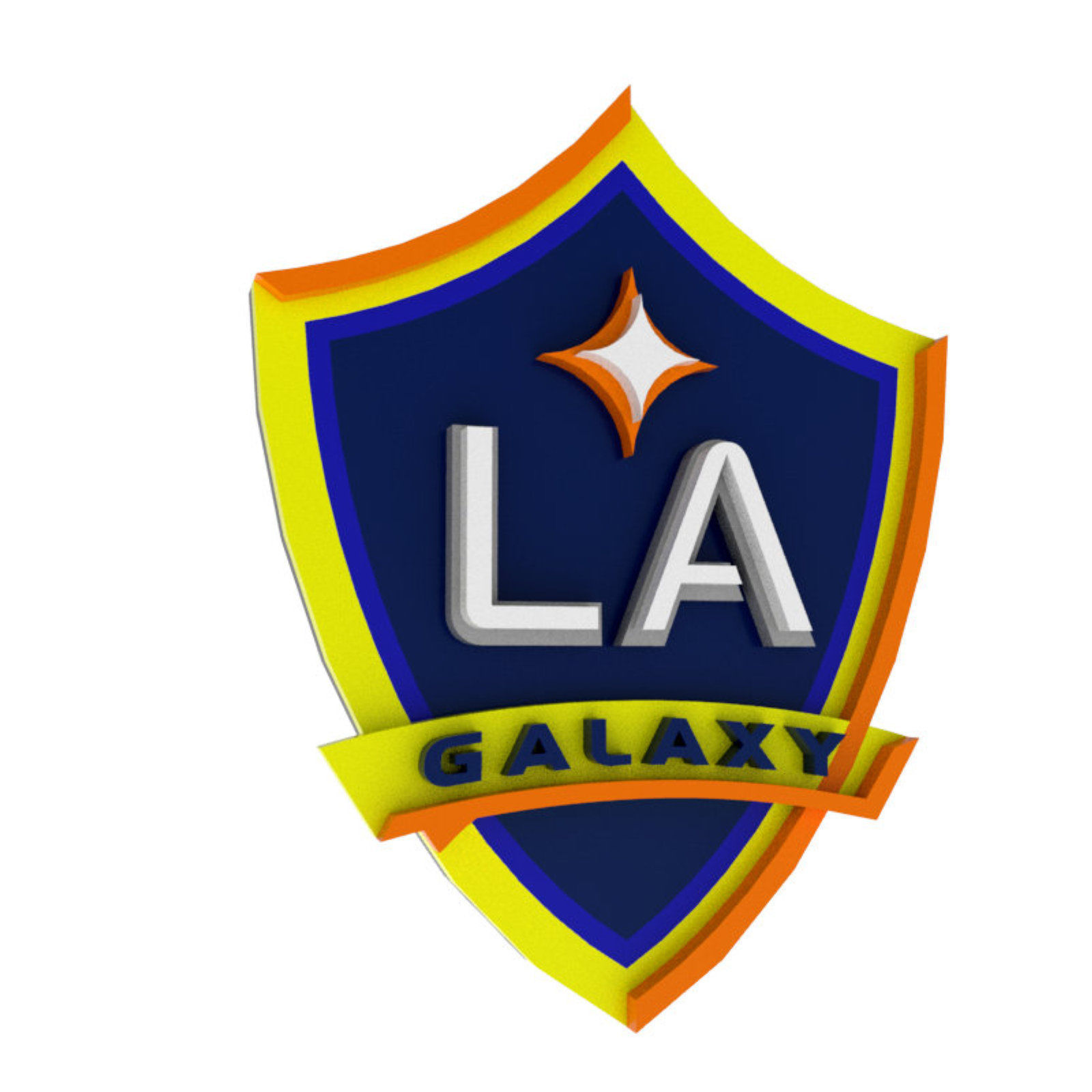 Major League Soccer all logos printable and renderable 3D print model_8