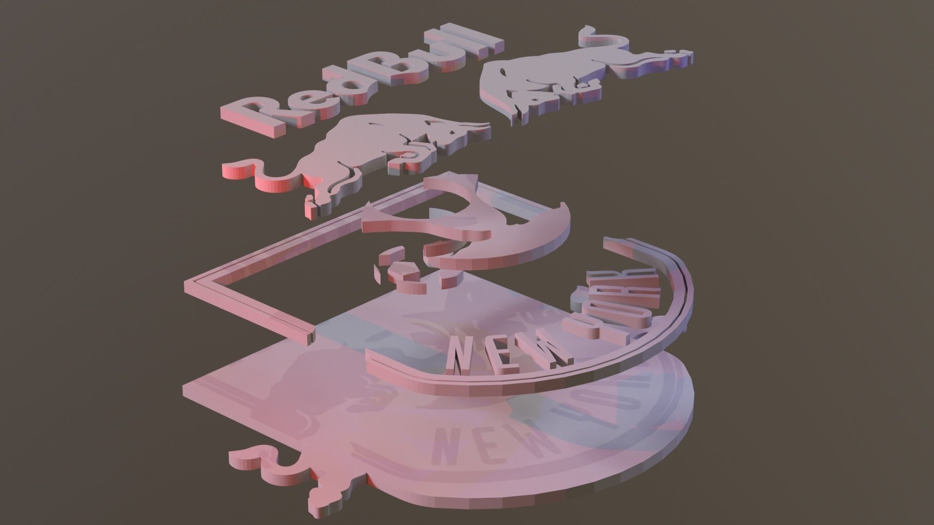 Major League Soccer all logos printable and renderable 3D print model_44