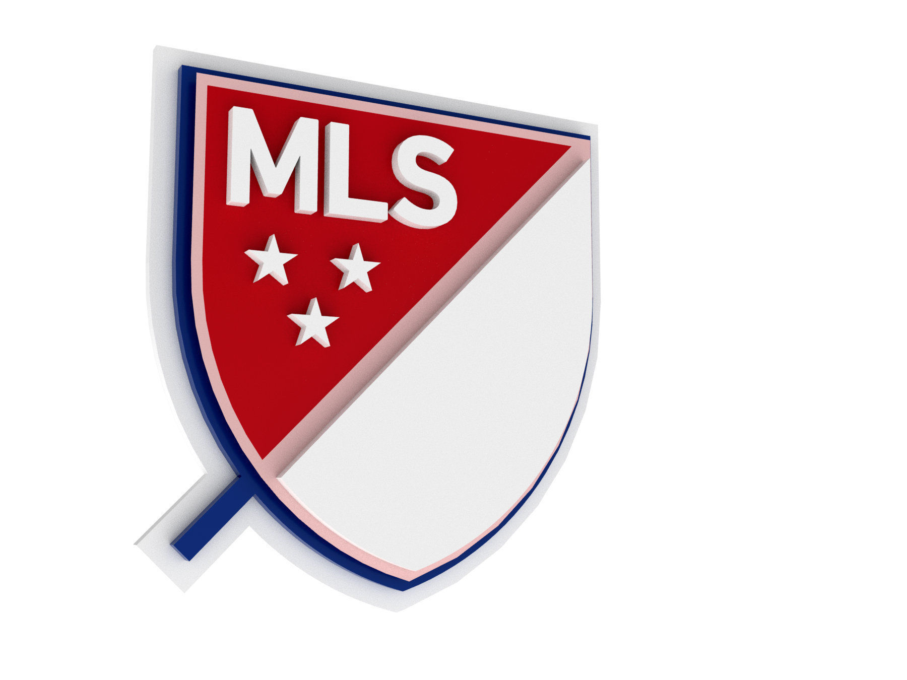 Major League Soccer all logos printable and renderable 3D print model_32