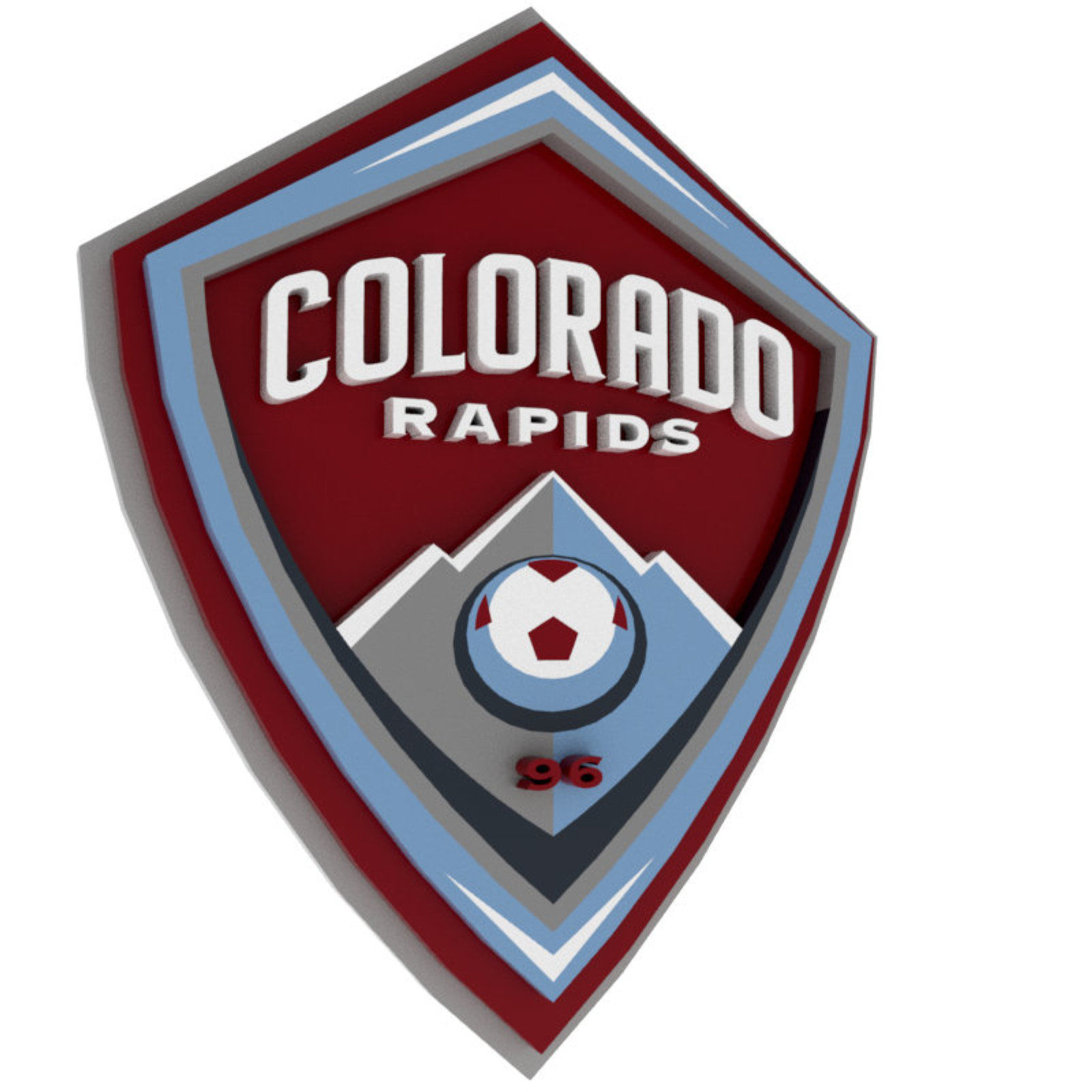 Major League Soccer all logos printable and renderable 3D print model_18