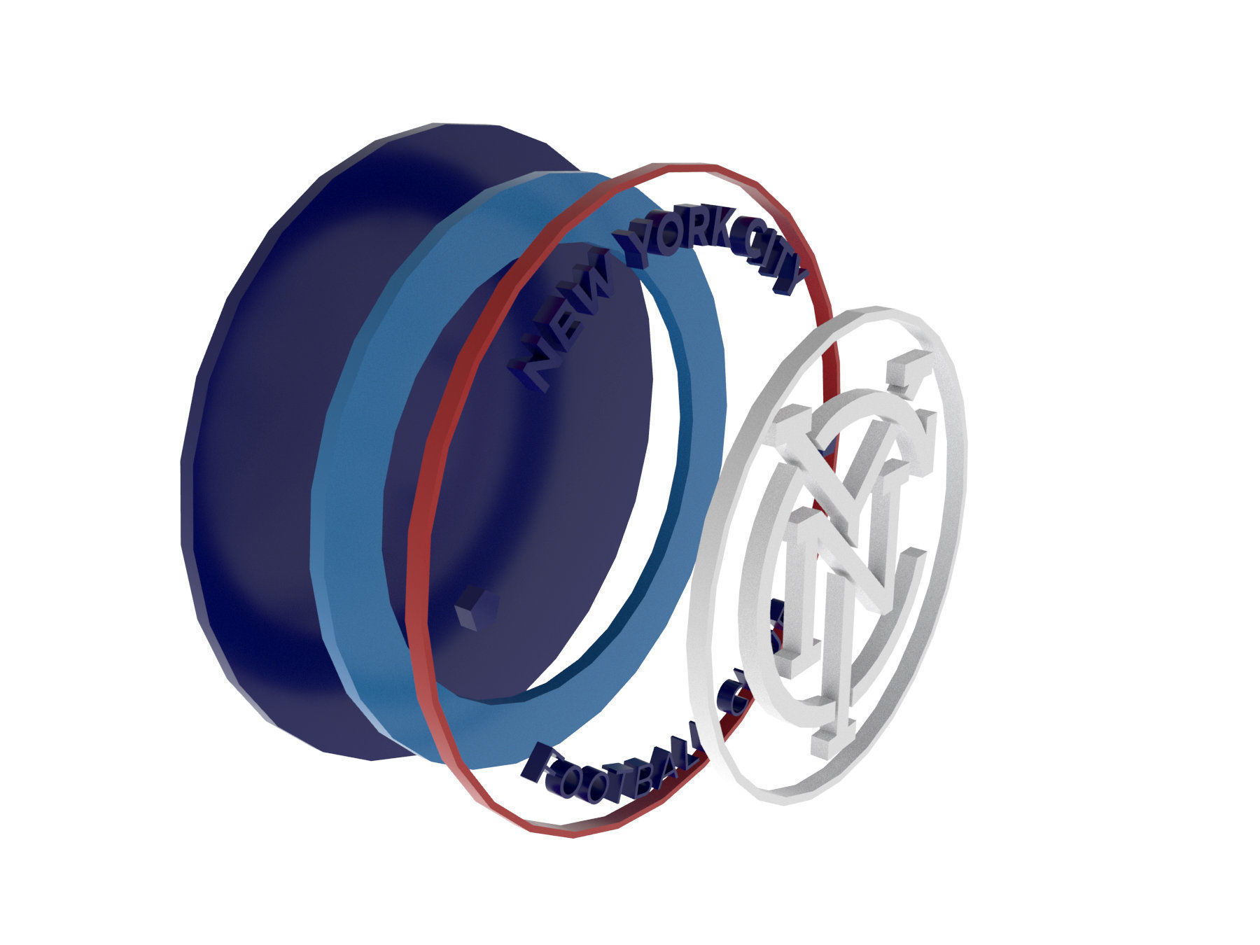 Major League Soccer all logos printable and renderable 3D print model_34