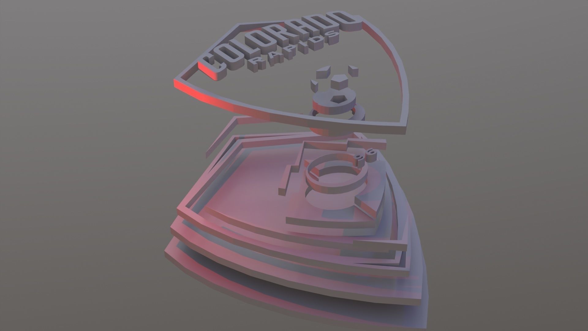 Major League Soccer all logos printable and renderable 3D print model_125