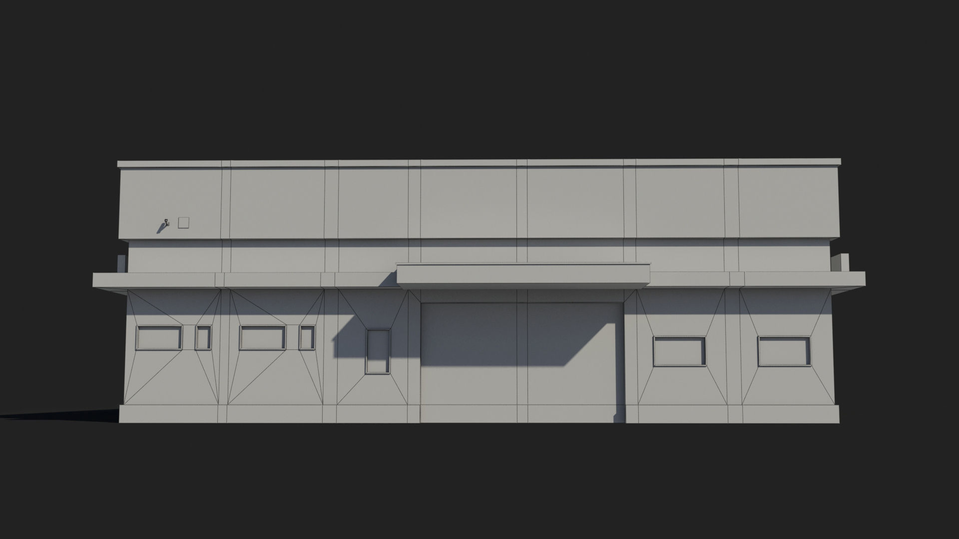 Factory x14 Low-poly 3D model_6