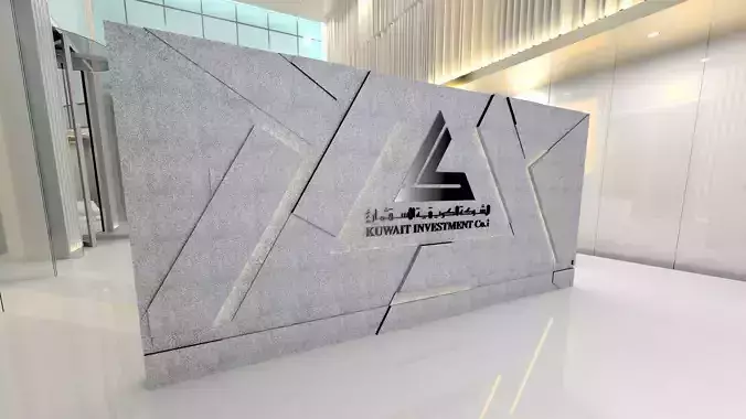 Billboard Low-poly 3D model