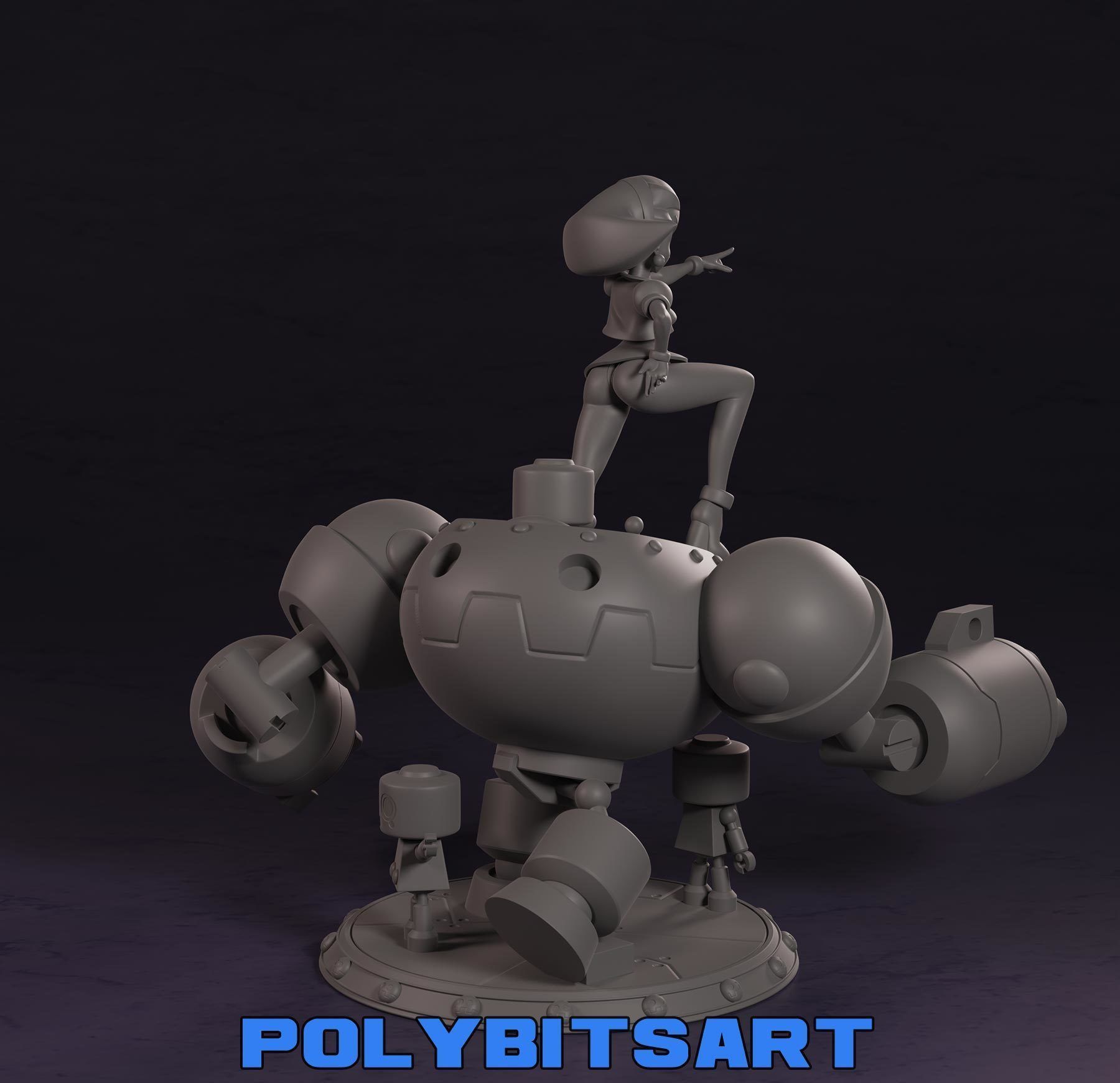 Mega Man Legends Tron Bonne 3D print model_6