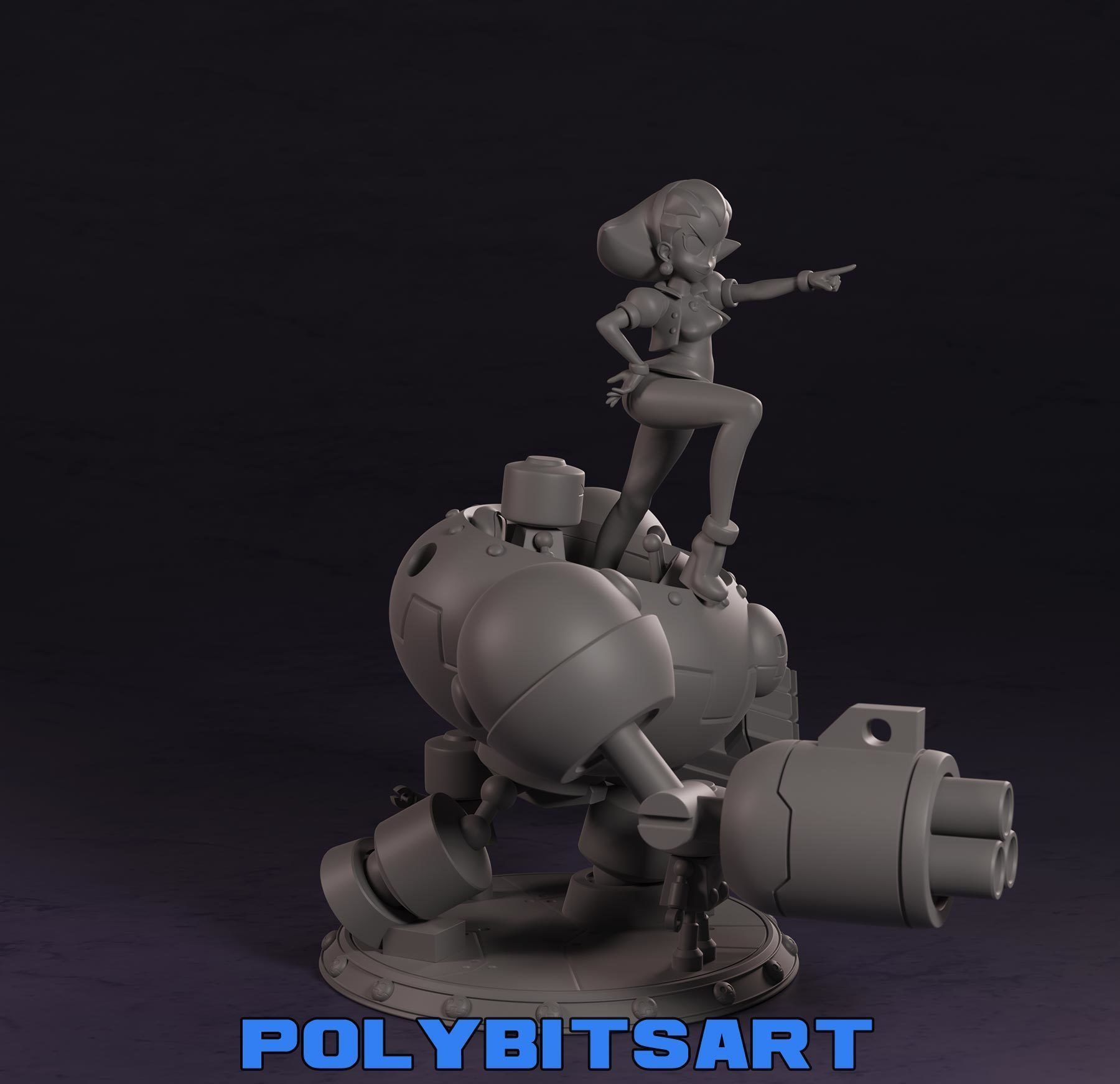 Mega Man Legends Tron Bonne 3D print model_4