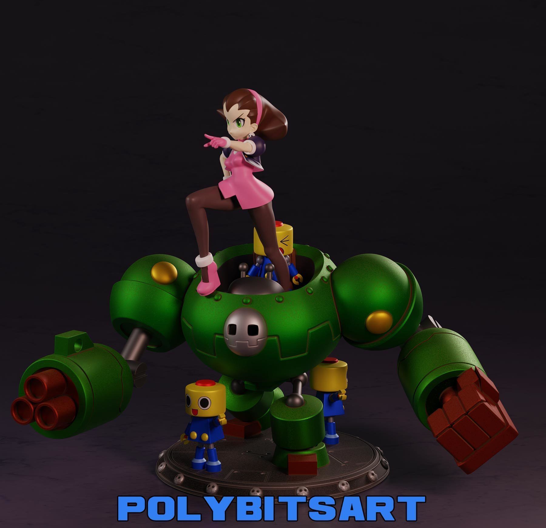 Mega Man Legends Tron Bonne 3D print model_11