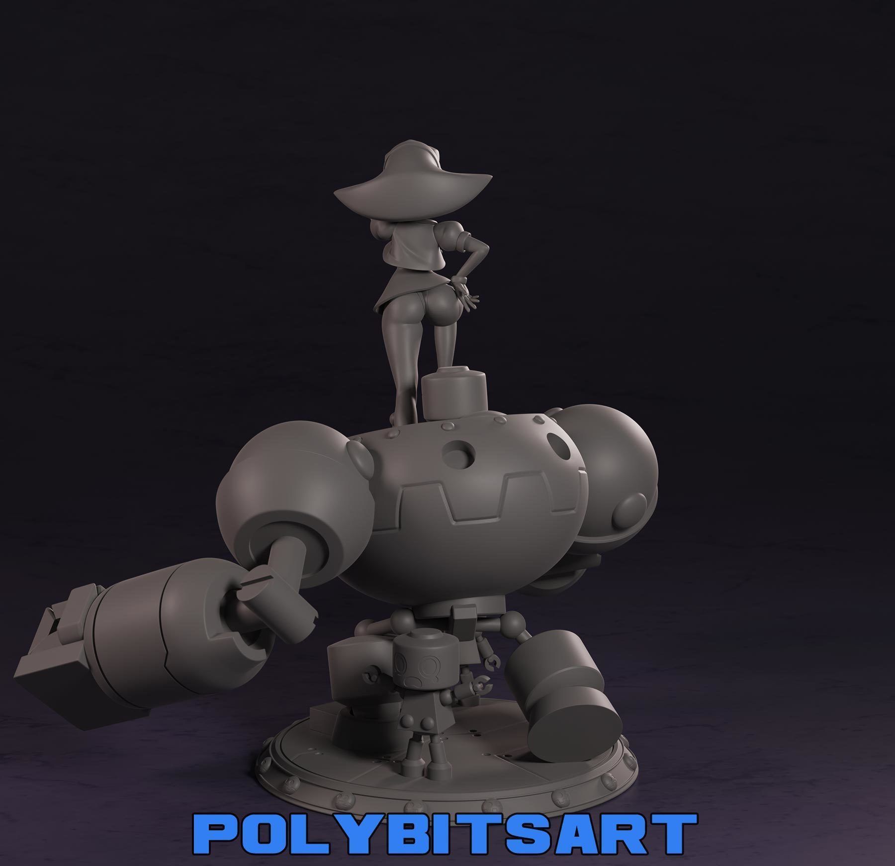 Mega Man Legends Tron Bonne 3D print model_8