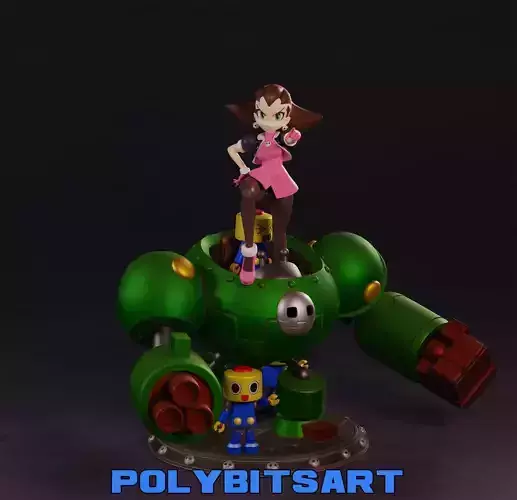 Mega Man Legends Tron Bonne 3D print model