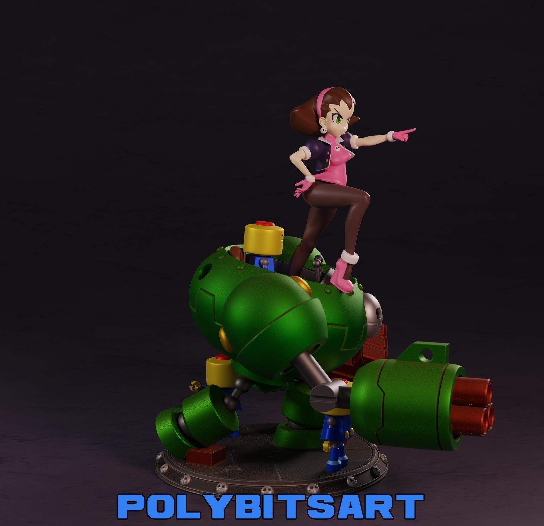 Mega Man Legends Tron Bonne 3D print model_3