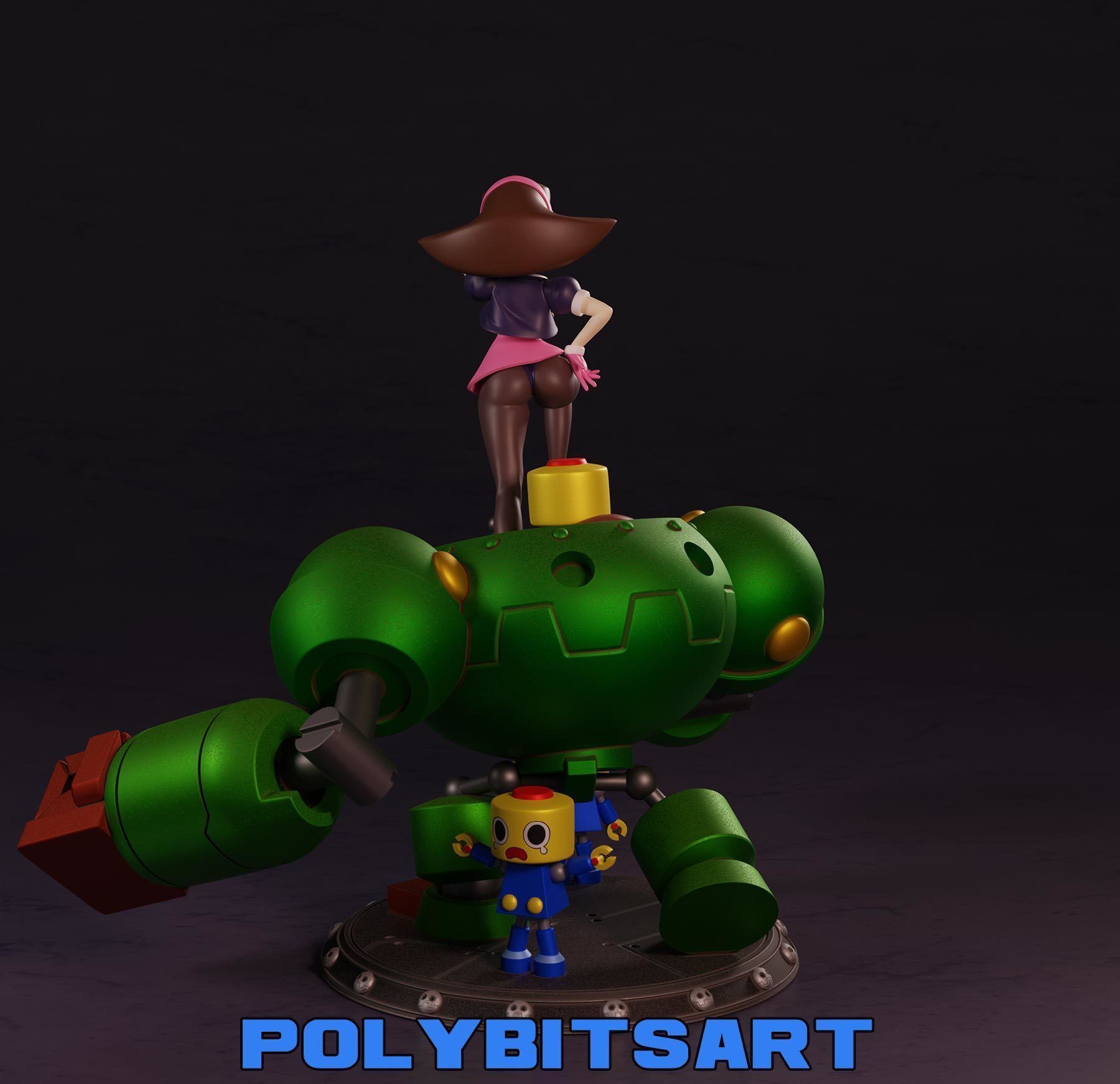Mega Man Legends Tron Bonne 3D print model_7
