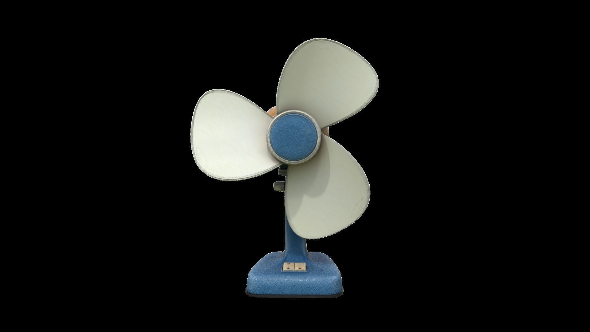 RETRO FAN Low-poly 3D model_6