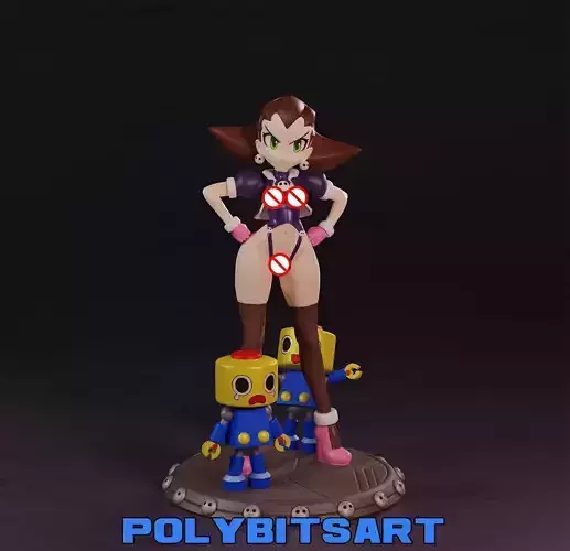 Tron Bonne Discipline Figure 3D print model