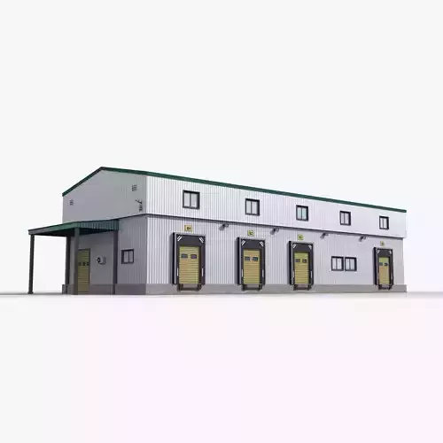 Factory x27 Low-poly 3D model