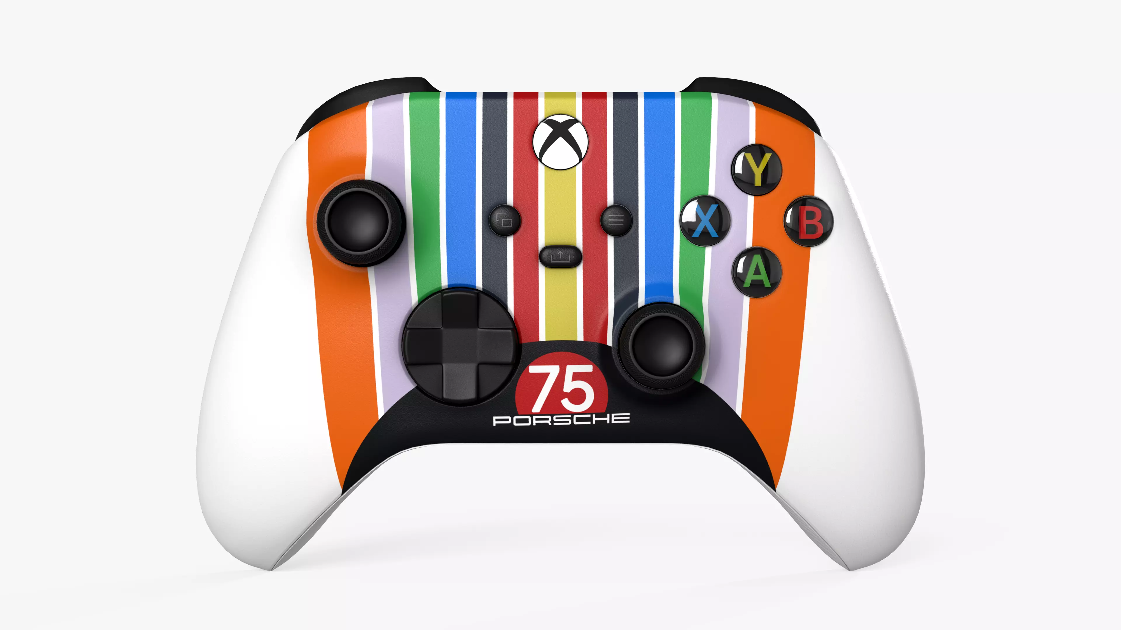 Xbox Series X Controller Porsche 75th Anniversary Low-poly 3D model