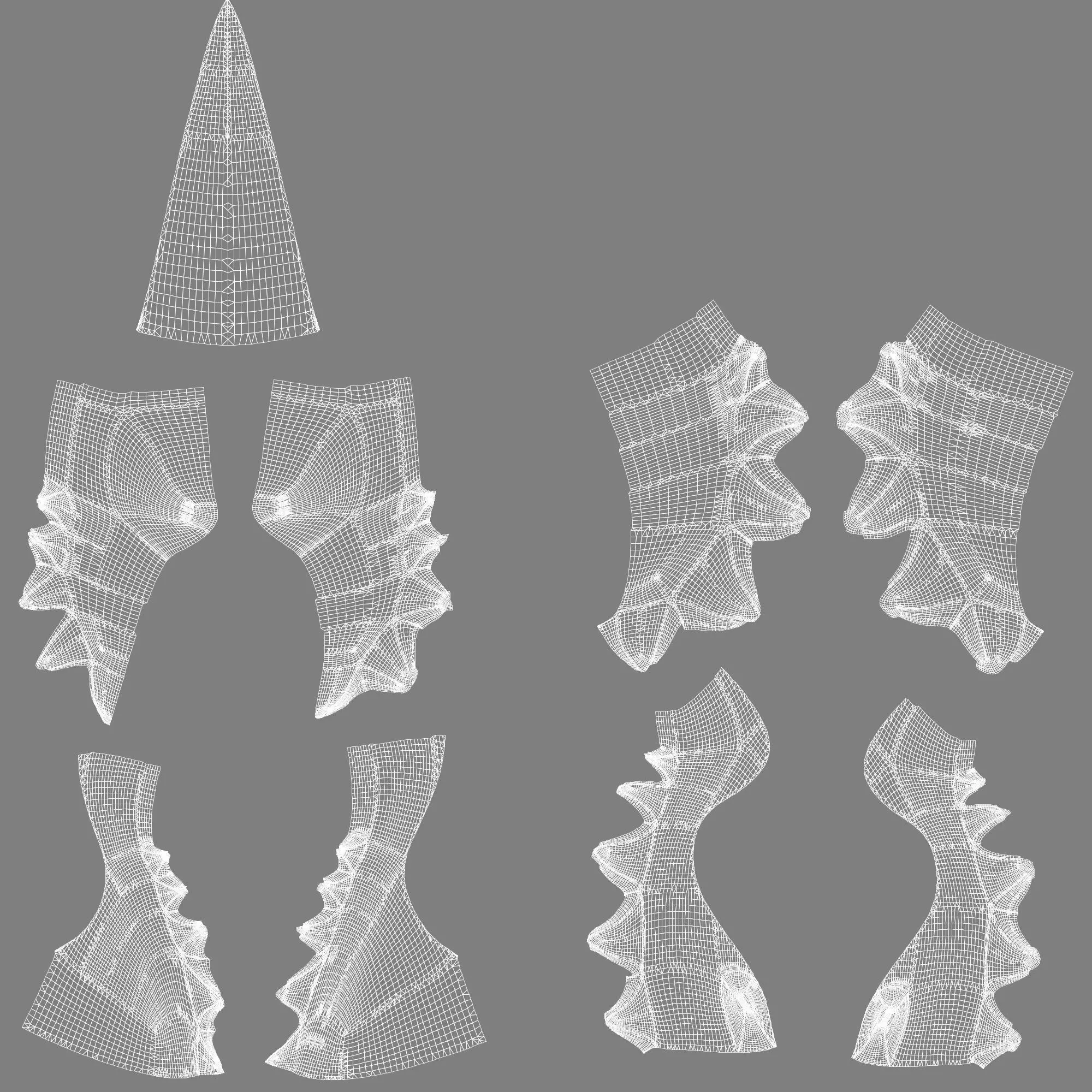 Sharks and blowfish Free 3D model