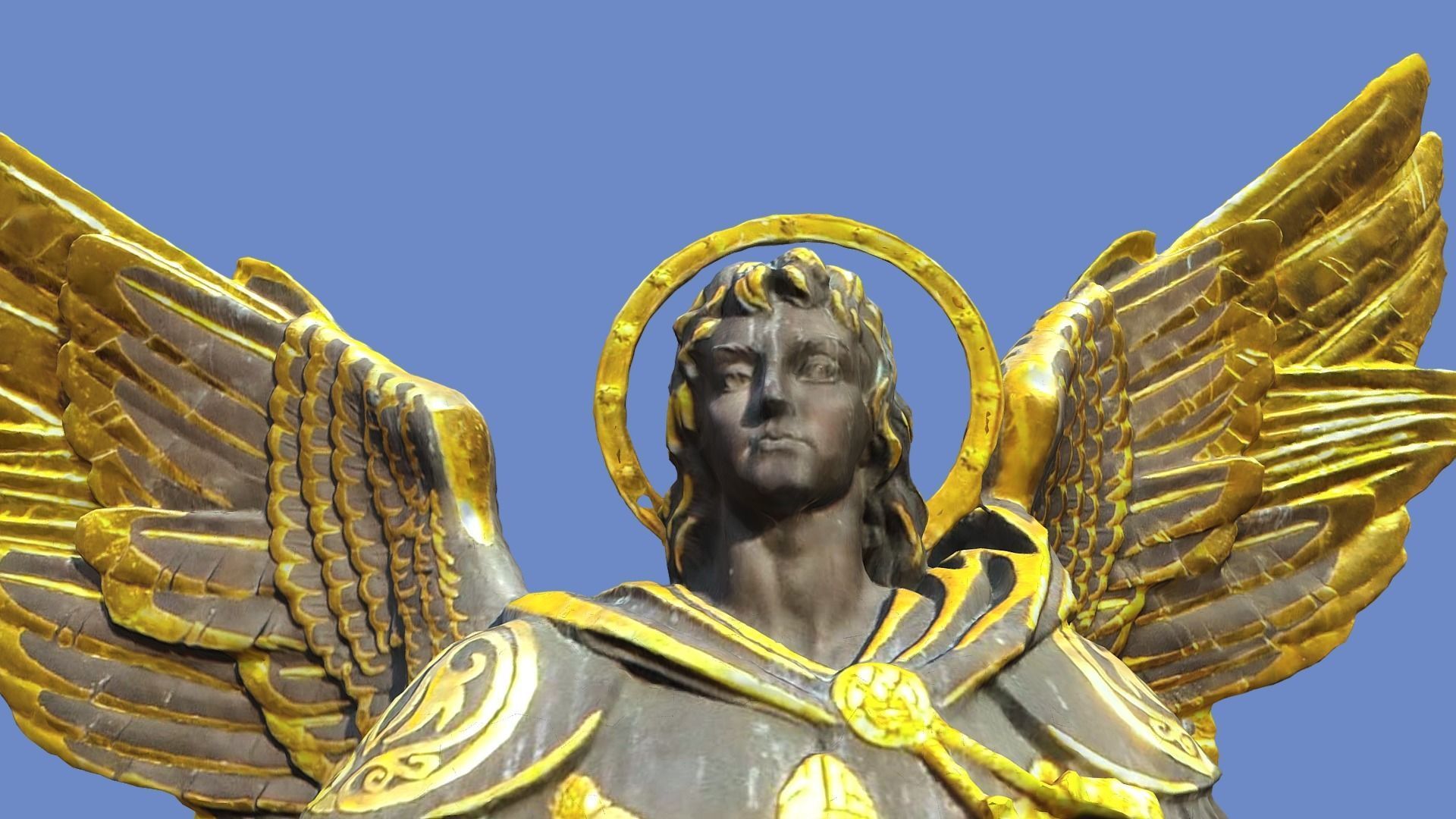 3D model - Michael Archangel - Kyiv Ukraine - usdz gltf obj 3D model_1
