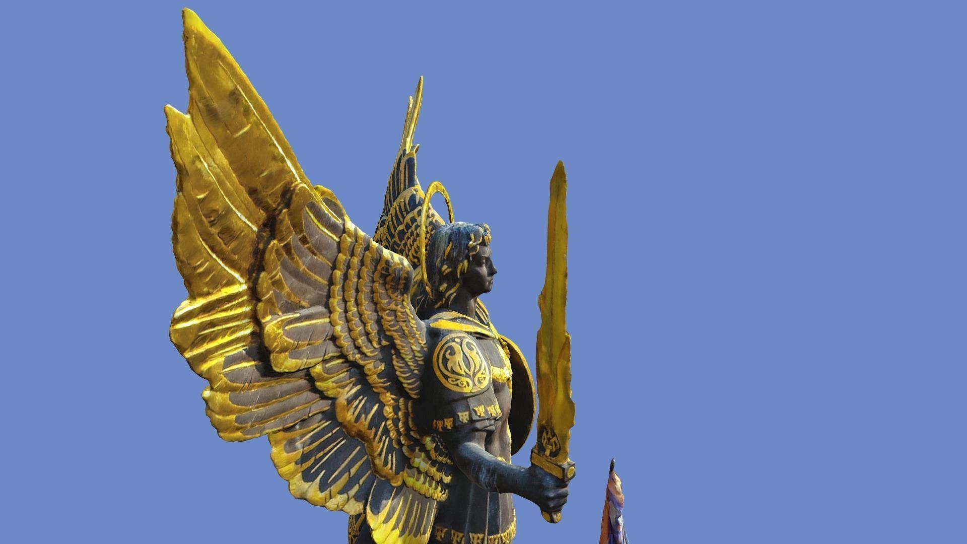 3D model - Michael Archangel - Kyiv Ukraine - usdz gltf obj 3D model_3