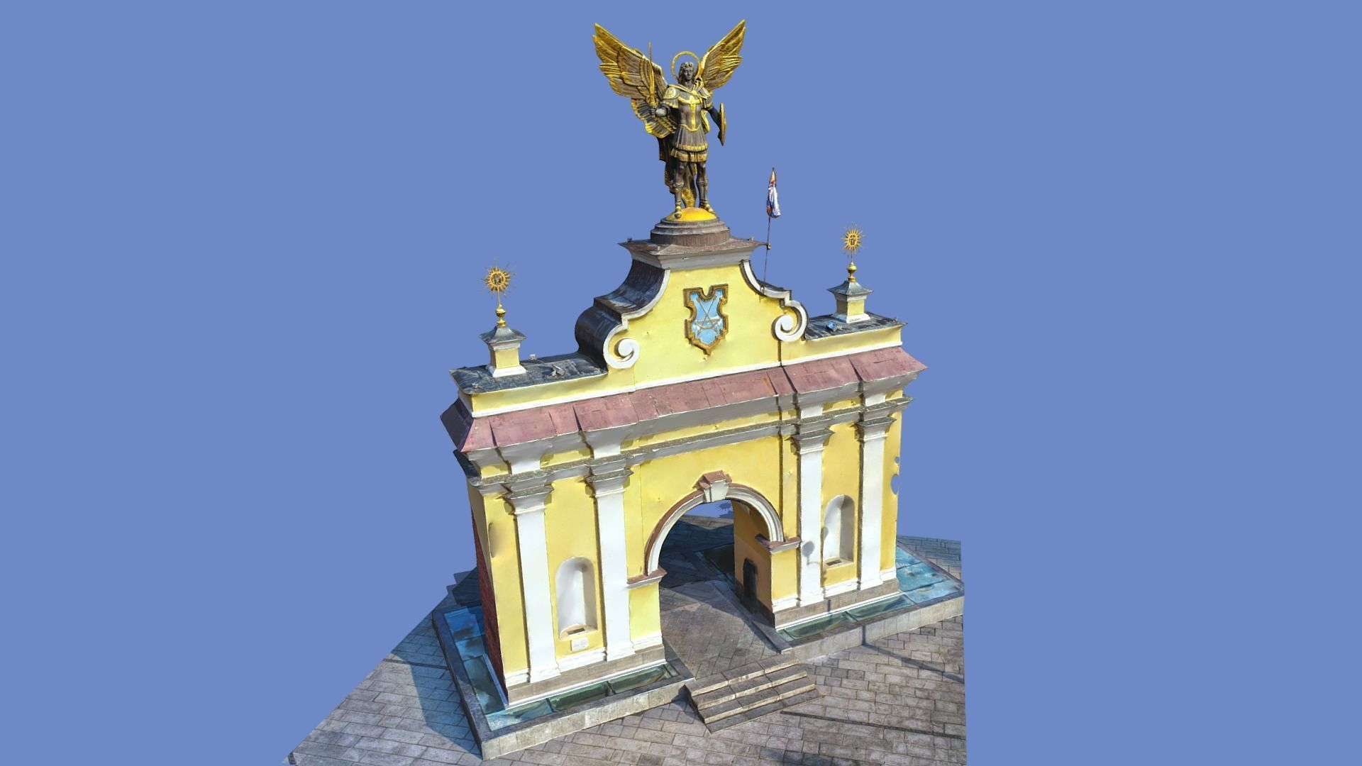 3D model - Michael Archangel - Kyiv Ukraine - usdz gltf obj 3D model_22