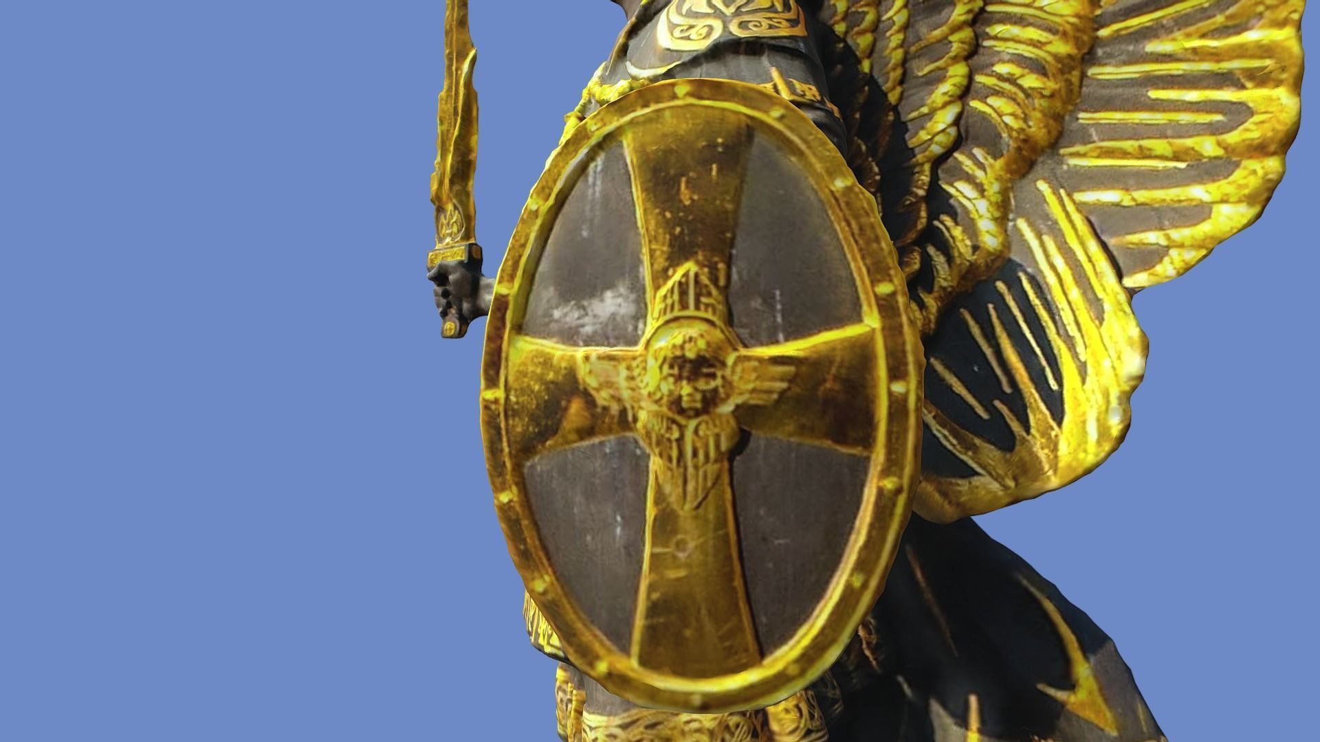3D model - Michael Archangel - Kyiv Ukraine - usdz gltf obj 3D model_8
