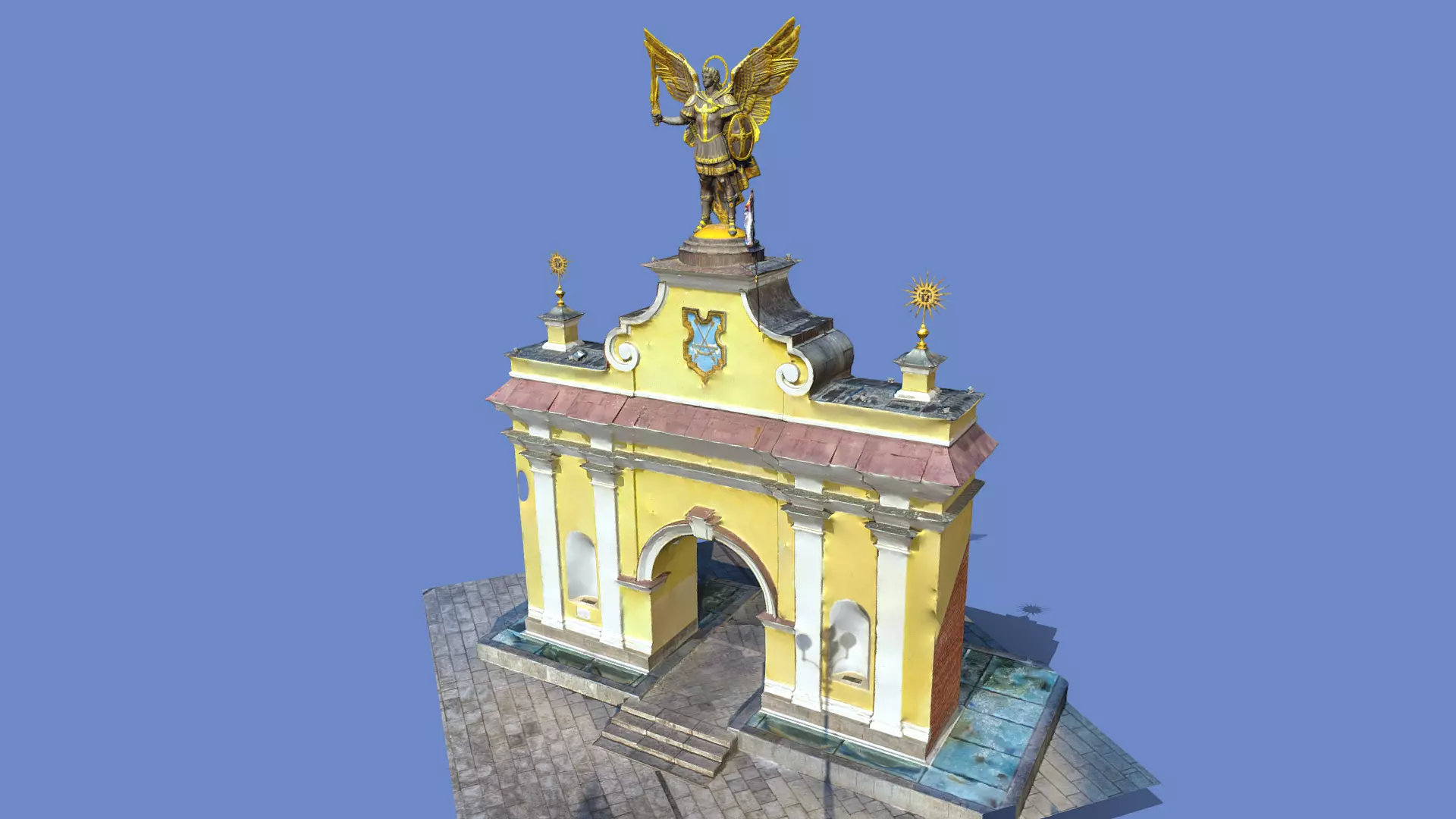 3D model - Michael Archangel - Kyiv Ukraine - usdz gltf obj 3D model_0