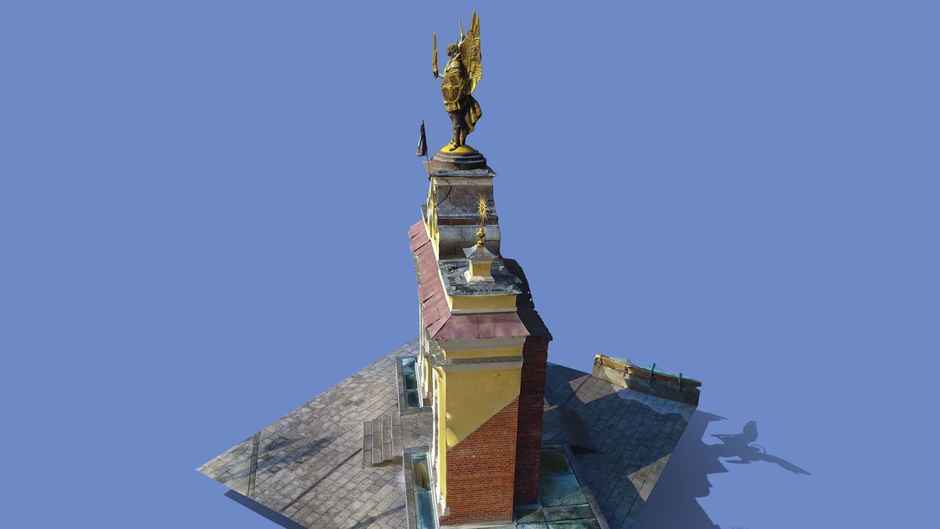 3D model - Michael Archangel - Kyiv Ukraine - usdz gltf obj 3D model_11