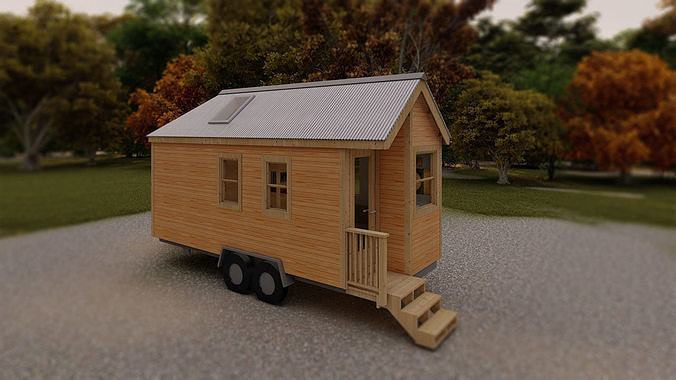Shipping container home 3D model