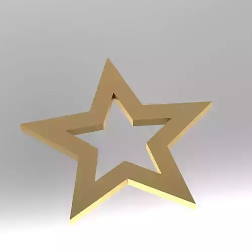 Star 3D print model Free 3D print model