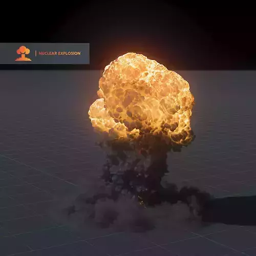 High Resolution Nuclear Blast 3D model