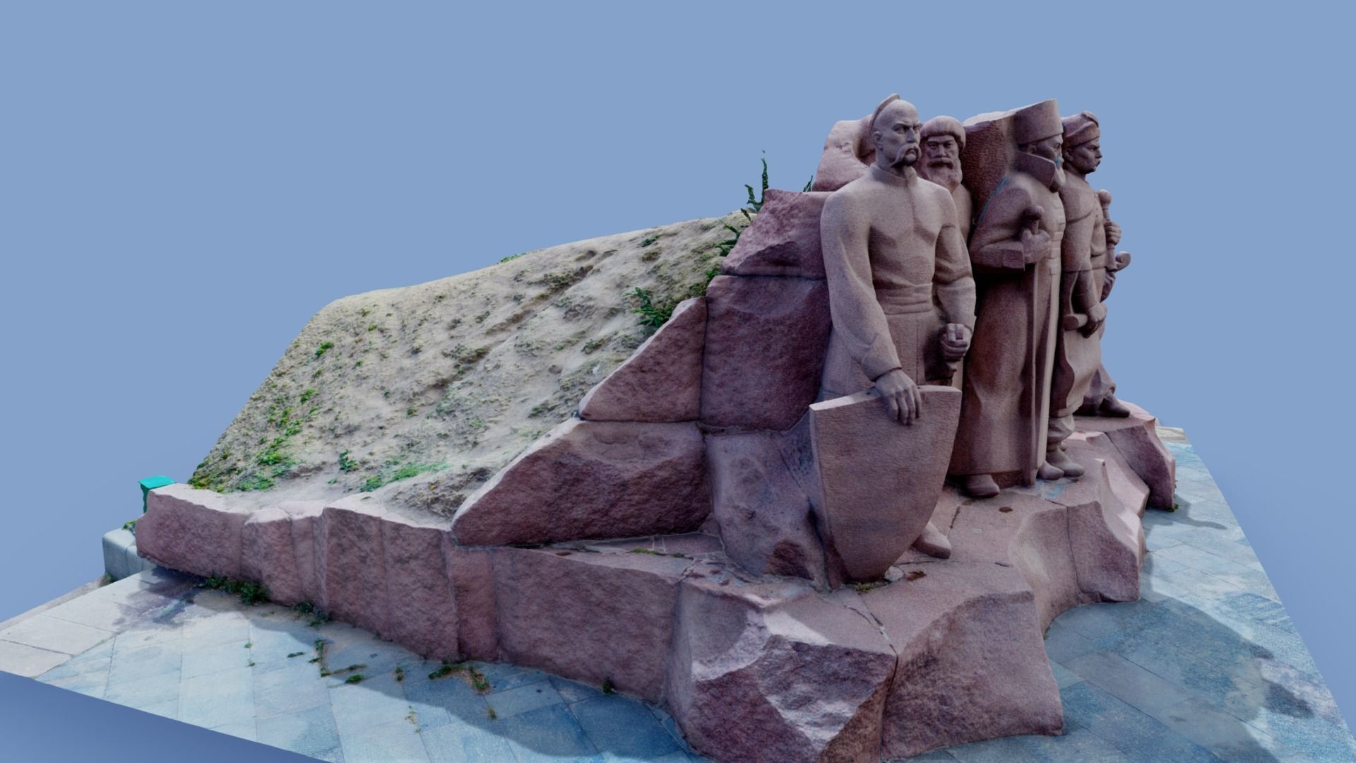 3D model - Pereyaslav Council - Kyiv Ukraine - usdz gltf obj 3D model_17