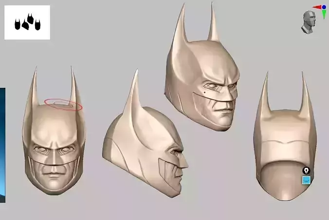 Mcfarlane toys Batman custom head