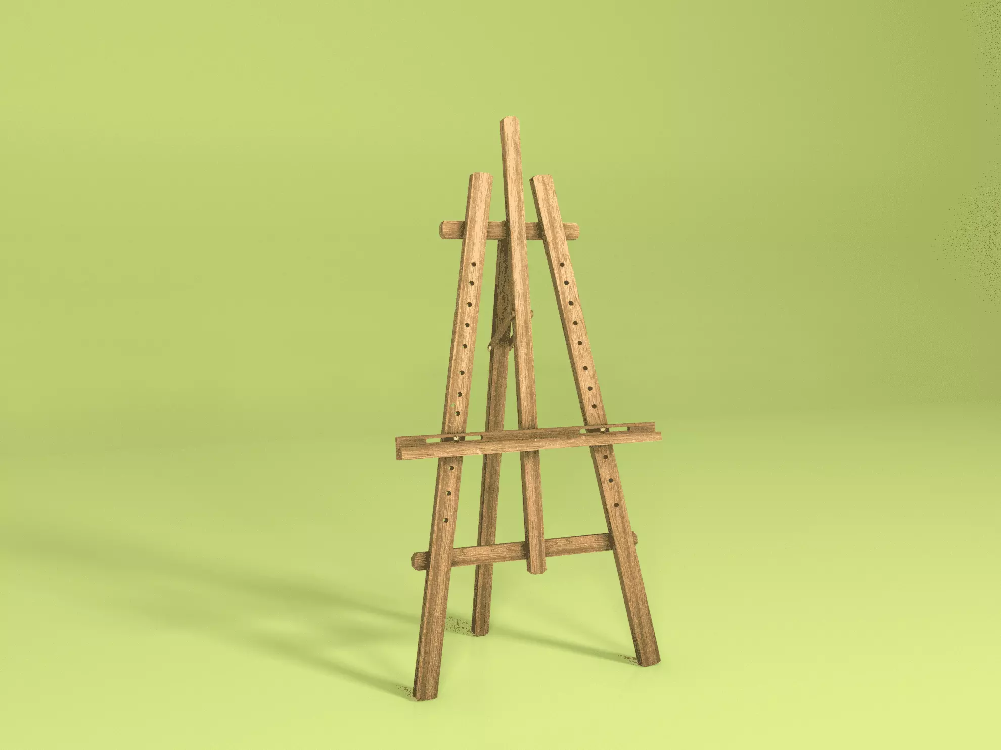 Easel 3D model_0
