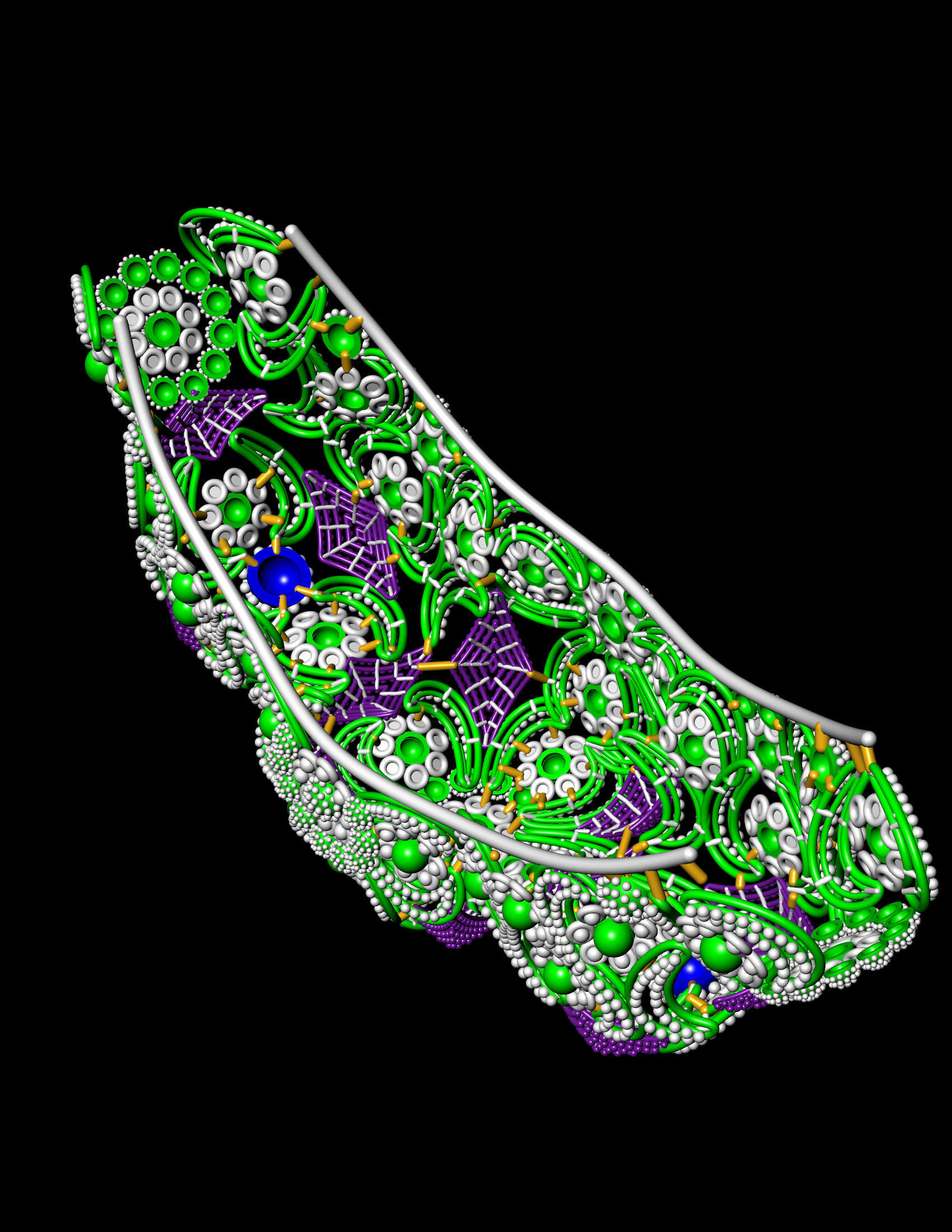 Traditional indian Banle for Women 3D print model 3D print model_11