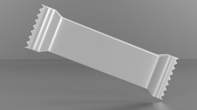 3d model candy chocolate bar for mockup 3D model