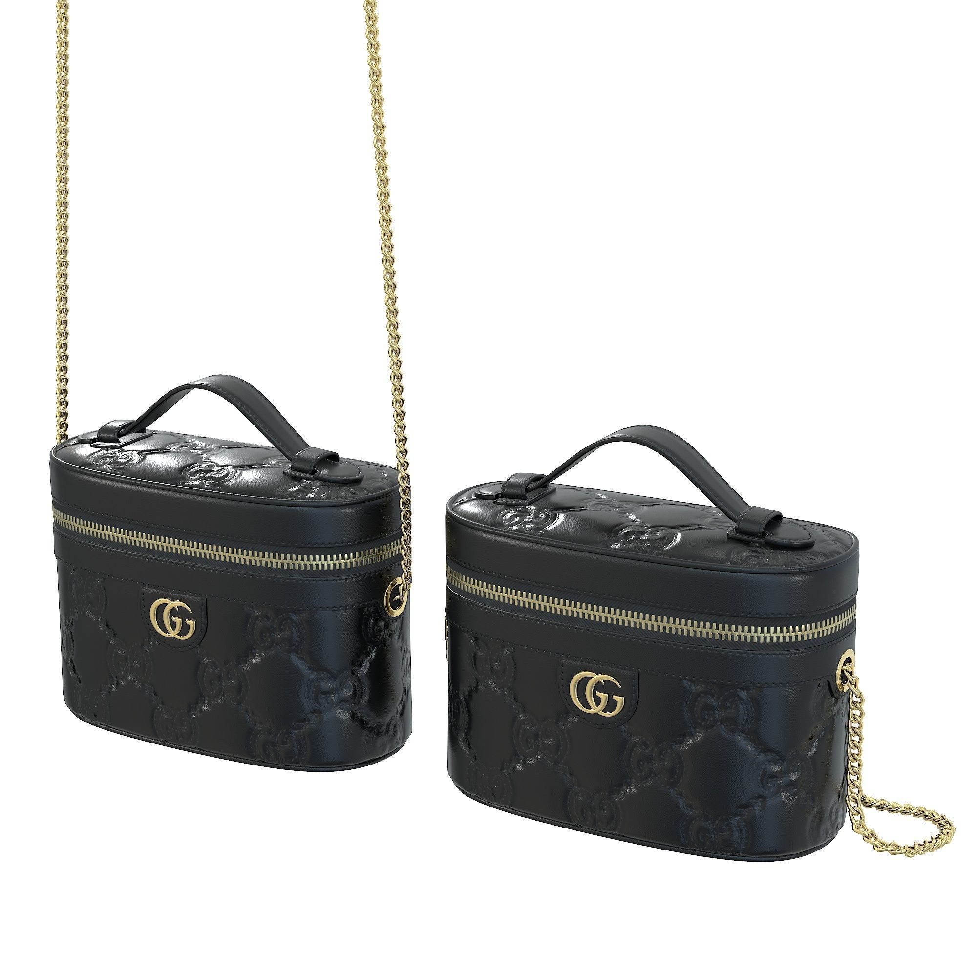 Gucci Ophidia Cosmetic Case Bag Low-poly 3D model_2