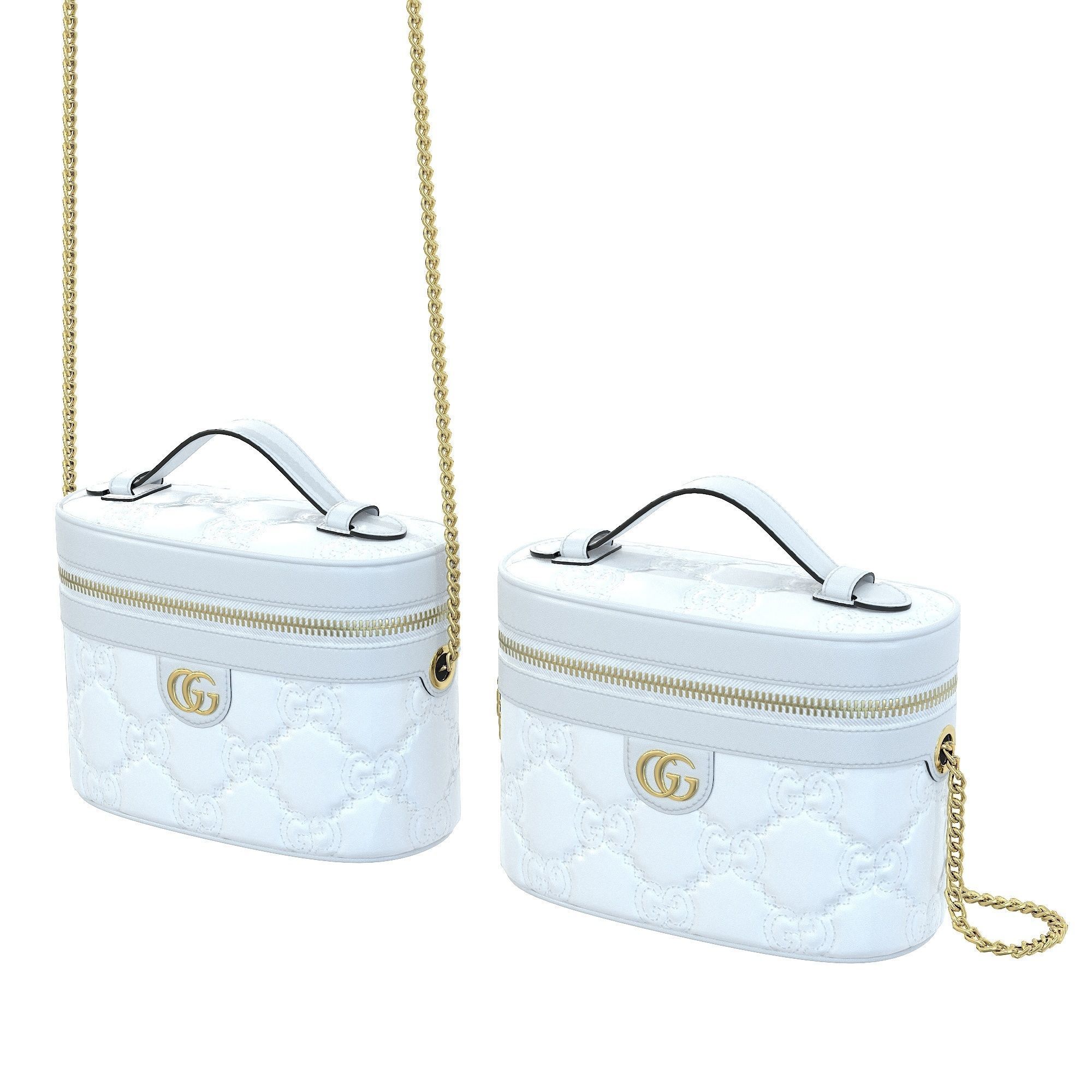 Gucci Ophidia Cosmetic Case Bag Low-poly 3D model_3