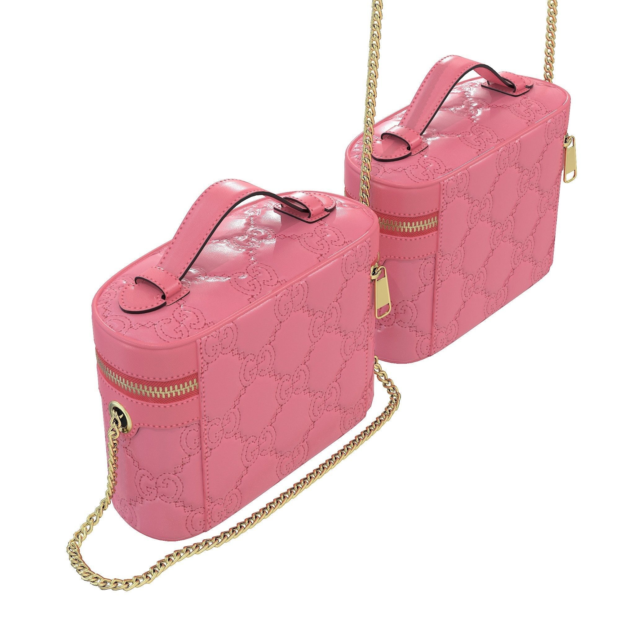 Gucci Ophidia Cosmetic Case Bag Low-poly 3D model_8