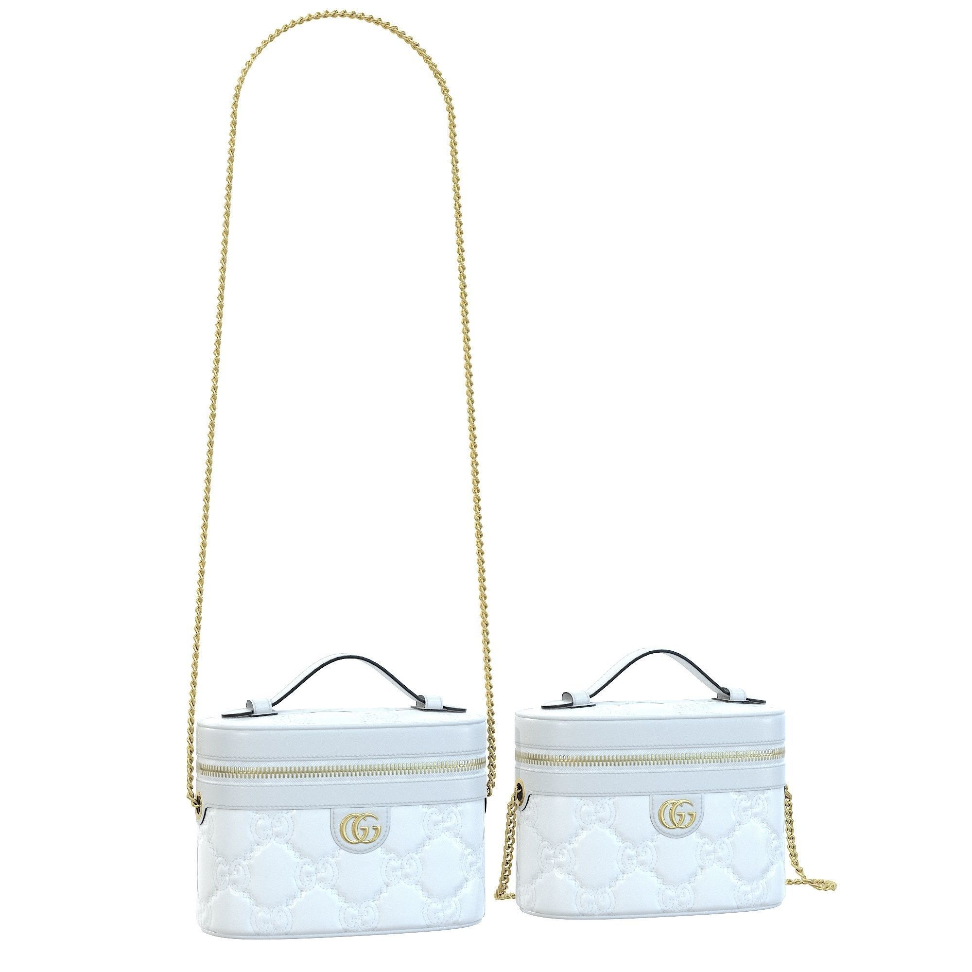 Gucci Ophidia Cosmetic Case Bag Low-poly 3D model_6