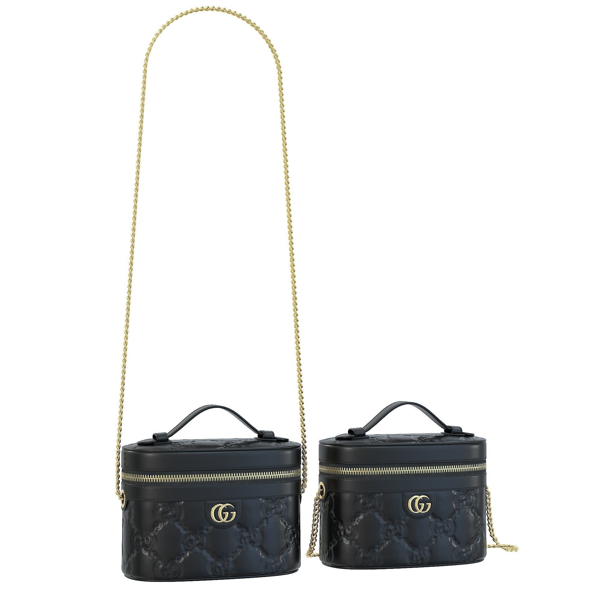 Gucci Ophidia Cosmetic Case Bag Low-poly 3D model_5