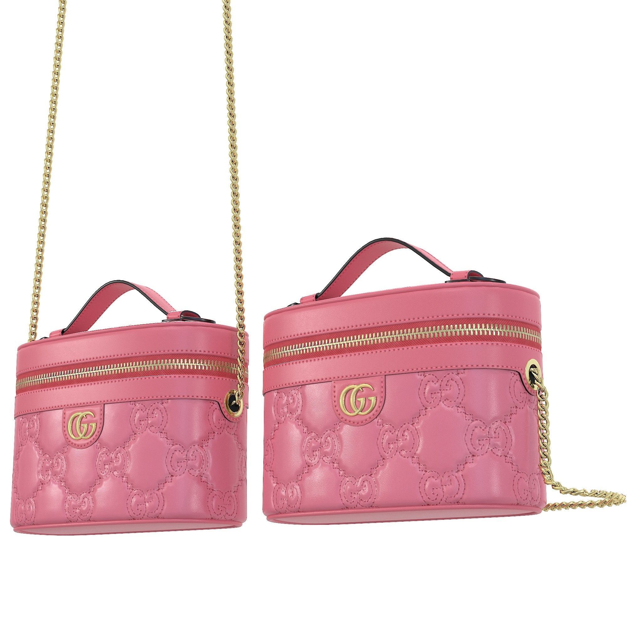 Gucci Ophidia Cosmetic Case Bag Low-poly 3D model_9